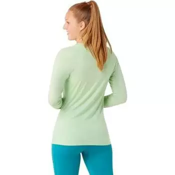 Классический всесезонный базовый слой из мериноса с длинными рукавами — женский Smartwool, цвет Pistachio