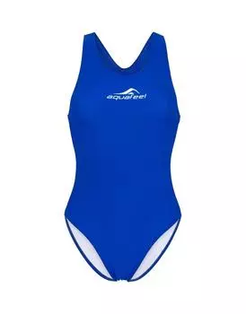 Классический женский купальник с открытой спиной – королевский синий Aquafeel, синий