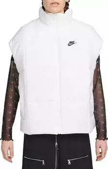 Классический женский свободный жилет с пухом Nike Sportswear Therma-FIT, белый