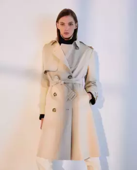 Классический женский тренч Woman El Corte Ingls, цвет Hielo