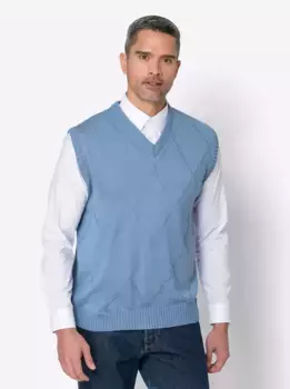 Классический жилет-свитер "жилет-свитер" Classic, синий