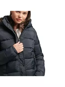 Классический зимний пуховик Superdry, черный