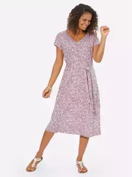 Классическое базовое платье из джерси "Jersey Dress" Classic Basics, белый