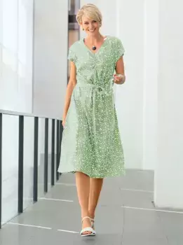 Классическое базовое платье из джерси "Jersey Dress" Classic Basics, белый