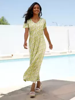 Классическое базовое платье из джерси "Jersey Dress" Classic Basics, фиолетовый