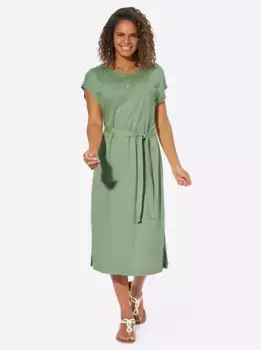 Классическое базовое платье из джерси "Jersey Dress" Classic Basics, цвет Eucalyptus