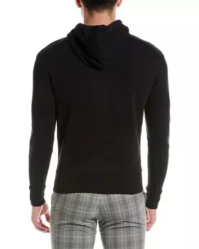 Классическое худи Maison Kitsune с нашивкой из лисы, черный