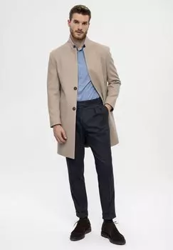 Классическое пальто Antioch, бежевое