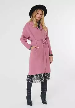 Классическое пальто ANTYCZNY blue shadow, цвет pink