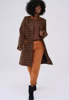 Классическое пальто blue shadow, коричневый