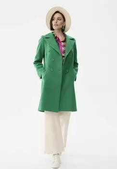 Классическое пальто BRIANA blue shadow, оливковый меланж