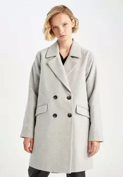 Классическое пальто DeFacto, серый
