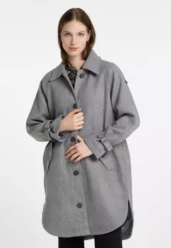 Классическое пальто DreiMaster, серый меланж