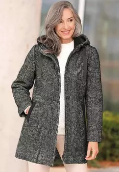 Классическое пальто GOLDNER, черный