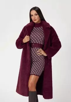 Классическое пальто Guess, бордовый