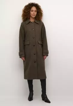 Классическое пальто Kaffe, коричневый