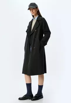 Классическое пальто Koton, антрацит