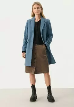 Классическое пальто LEANETTE Part Two, цвет Mottled Blue