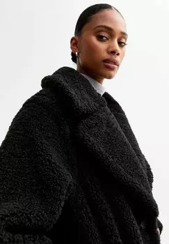Классическое пальто LONGLINE New Look, черный