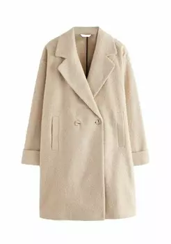 Классическое пальто Next, бежевый