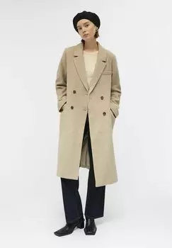 Классическое пальто Objblaza L/S Noos Object, цвет humus