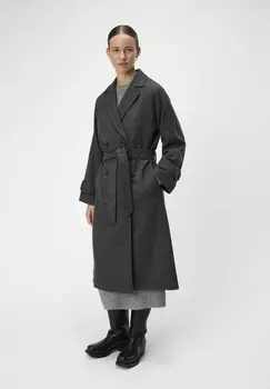 Классическое пальто OBJKEILY COAT Object, цвет Mottled Dark Grey