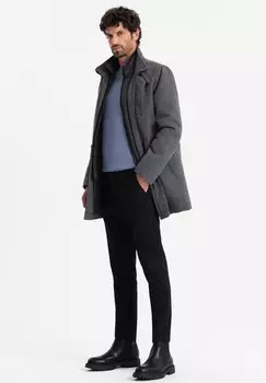 Классическое пальто Ombre, серый