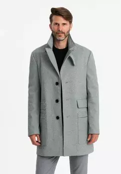 Классическое пальто Ombre, светло-серый