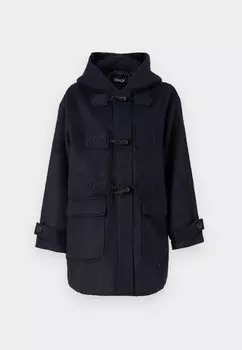 Классическое пальто ONLVILDA LIFE DUFFLE HOOD COAT ONLY, темно-синий