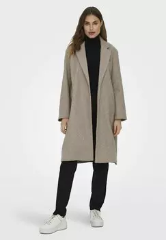 Классическое пальто ONLY ЭИНФАРБИГЕР, цвет mocha meringue