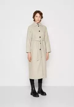 Классическое пальто ONLY ONLVICTORIA LONG COAT, цвет humus