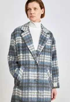 Классическое пальто Pepe Jeans РУННА, цвет blue/grey/white