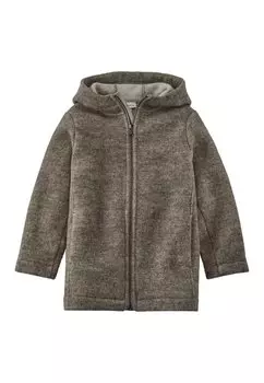 Классическое пальто RHN COAT WITH HOOD hessnatur, цвет naturbraun