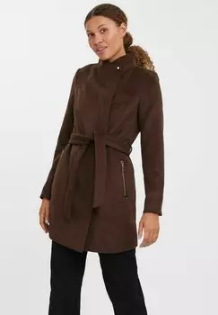 Классическое пальто Vero Moda, темно коричневый