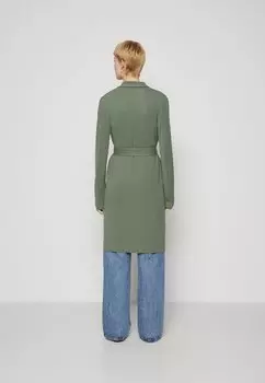 Классическое пальто Vero Moda, зеленый Vmliva Long Tie