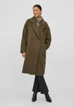 Классическое пальто VILA МАНТЕЛ ЛАНГЕР, цвет crocodile