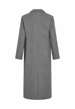 Классическое пальто VISOLO NOOS VILA, темно-серый