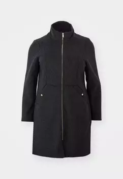 Классическое пальто VMCCLARASIA COAT Vero Moda Curve, цвет Mottled Dark Grey