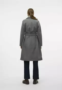 Классическое пальто VMFORTUNEAYA NOOS Vero Moda, темно-серый