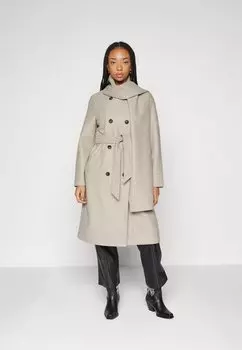 Классическое пальто VMFORTUNEAYA SCARF COAT Vero Moda, серебро