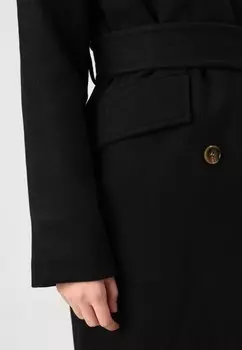Классическое пальто VMFORTUNECILLE LONG COAT Vero Moda, черный