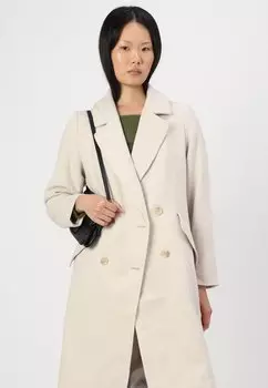 Классическое пальто VMKIKKI LONG COAT Vero Moda, бежевый