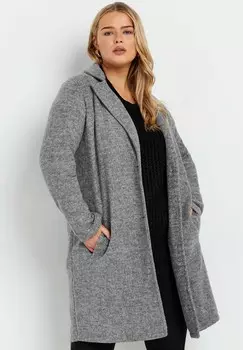 Классическое пальто Yours Clothing, серый