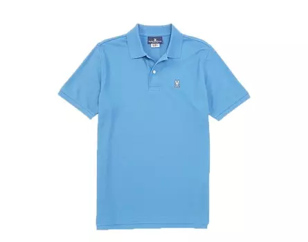 Классическое поло Psycho Bunny, синий