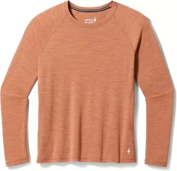 Классическое термобелье из мериноса больших размеров, экипаж Smartwool, цвет Copper Heather