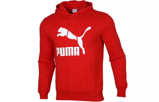 КЛАССИКА Толстовка мужская красная Puma, красный