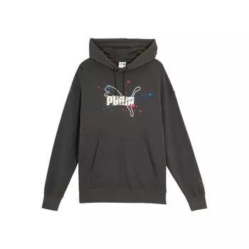 КЛАССИКА Толстовка унисекс туманного цвета Puma, цвет Foggy color