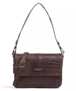 Классная сумка через плечо Colbie из тисненой кожи Burkely, коричневый