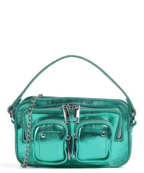 Классная сумка через плечо Helena из переработанной искусственной кожи Nnoo, зеленый