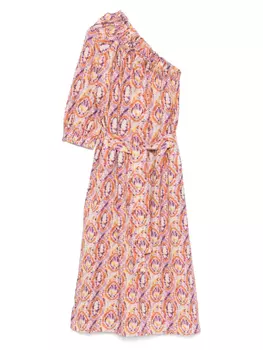 Классное платье макси suncoo, фиолетовый